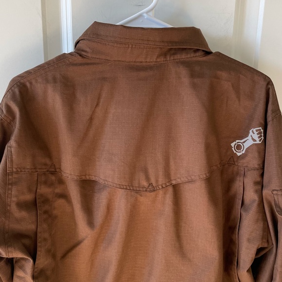 Motorfist Pilot Brown Jacket Size Medium - Picture 12 of 16